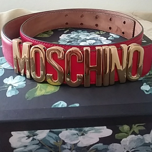 moschino milano belt